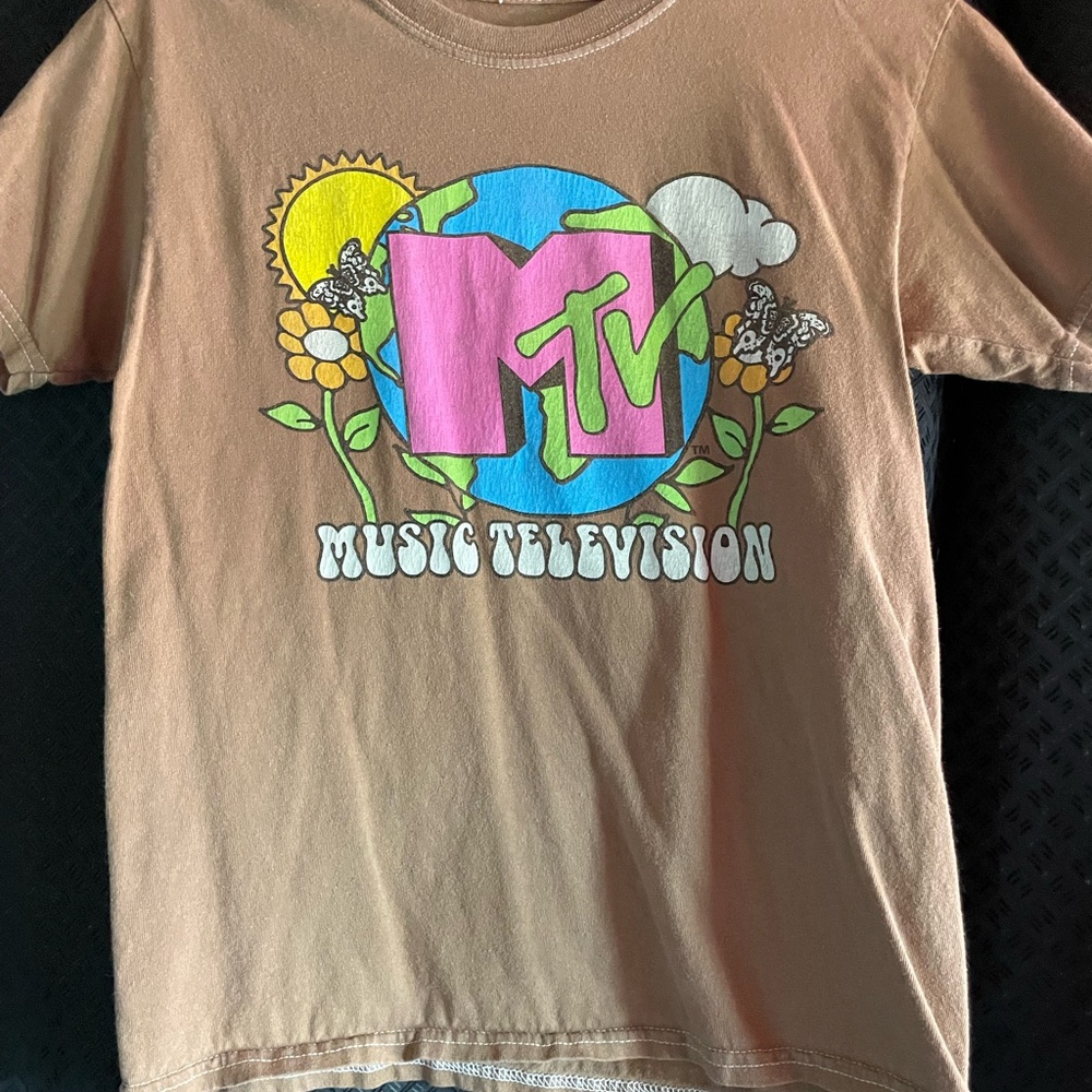 MTV Graphic Tee - Brown